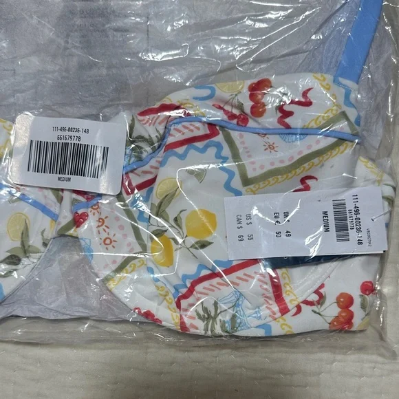 Abercrombie & Fitch Curve Love Balconette Bikini top - Size M - Picture 4 of 5